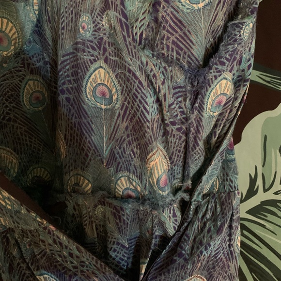 Vintage peacock dress - Picture 6 of 6